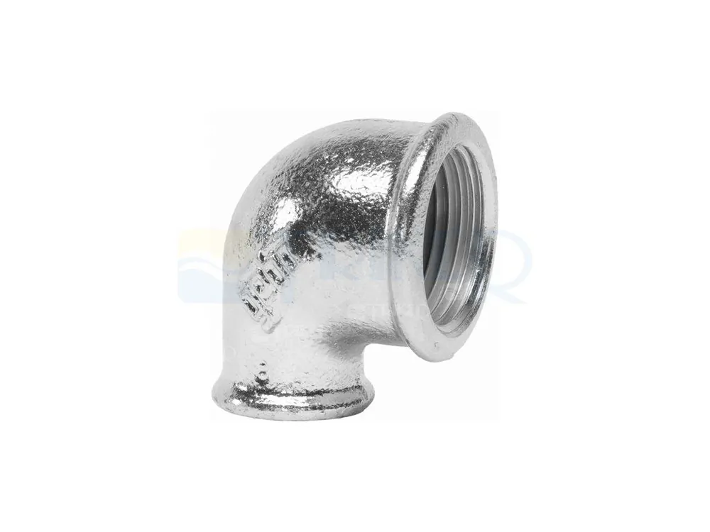 Direct Beschikbaar Pozinkované koleno redukované č.90 90° 2" x 5/4"