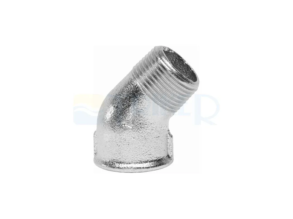 Weekendaanbieding Pozinkované koleno č.121 45° (vnitřní/vnější) 5/4"