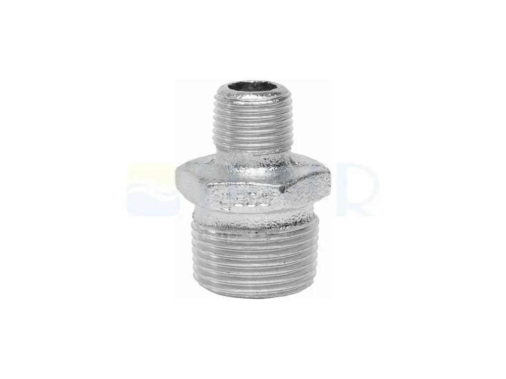 Pozinkovaná vsuvka redukovaná č.245 2" x 6/4" Favoriet