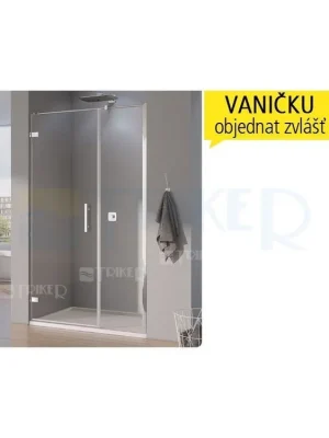 Alleen Vandaag PU31P Sprchové dveře levé 900/2000 vyrovnávací profil, profil chrom,výplň čiré