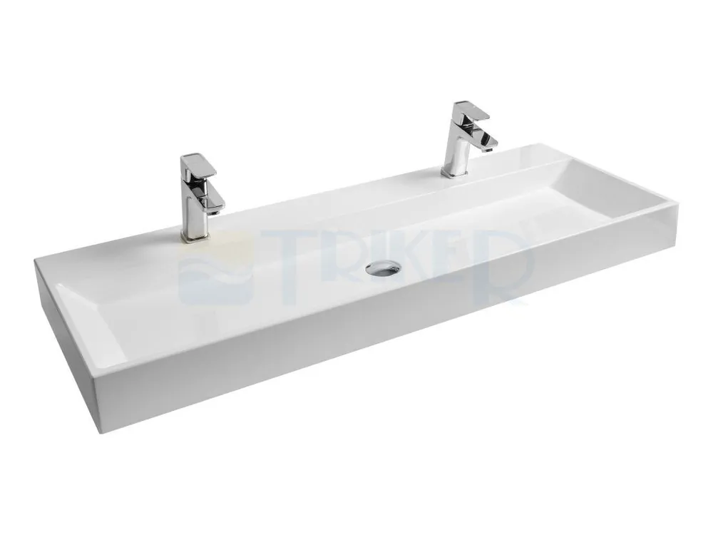 Umyvadlo Natural Duo 1200, bílá Meest Verkocht
