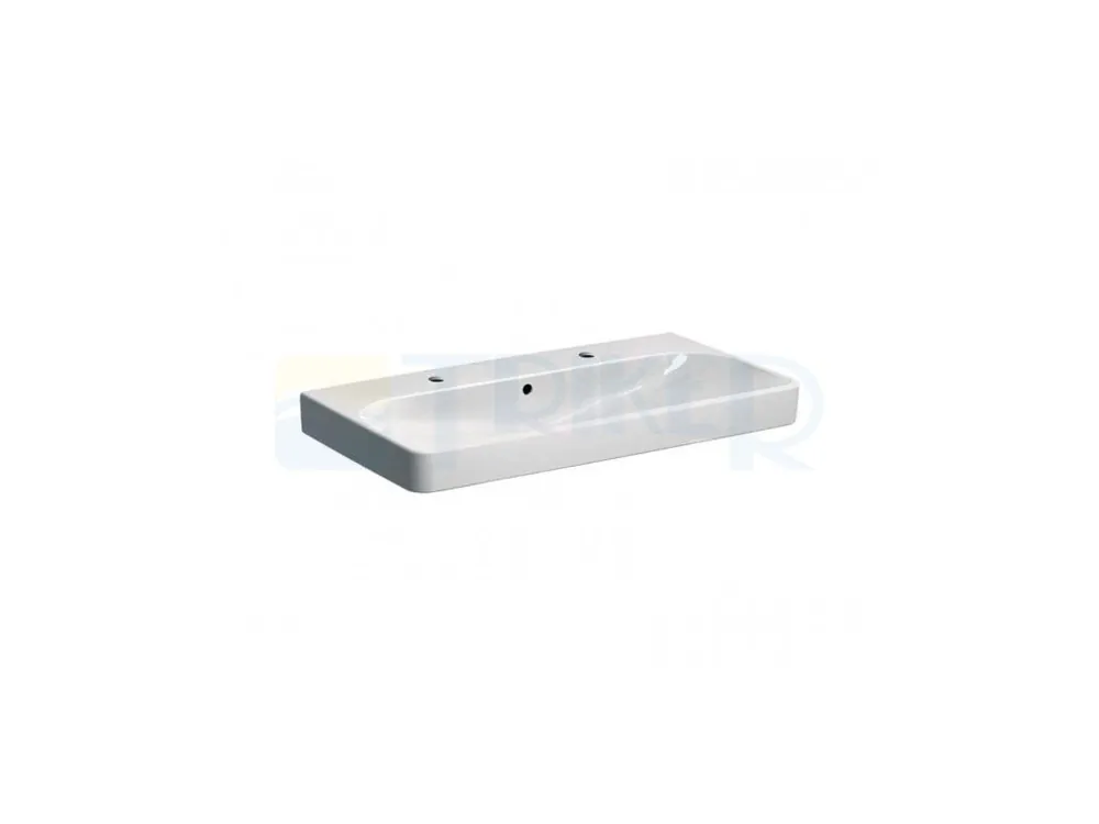 Betaalbaar Smyle Square umyvadlo 90 x 48 cm s 2 otvory, bílé