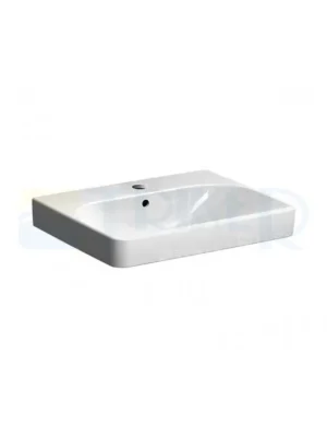 Tovární Cena Smyle Square umyvadlo 60 x 48 cm s otvorem, bílé