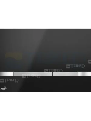 Tlačítko ovládací Alca STRIPE BLACK NEREZ černé/lesk Pouze Dnes