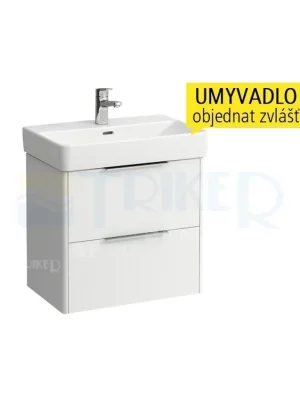 Značkový Base skříňka se 2 zásuvkami pod umyvadlo Pro S 60 x 38 cm, bílá/mat