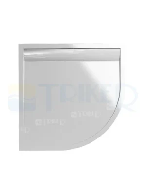 Aanbieding ILA vanička z litého mramoru WIR s hliníkovým krytem 100 x 100 cm bílá/bílý kryt