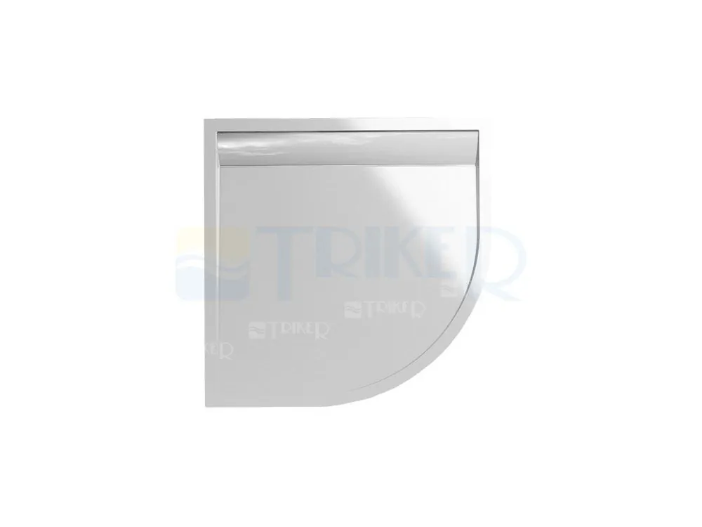 ILA vanička z litého mramoru WIR s hliníkovým krytem 100 x 100 cm R550 bílá/kryt aluchrom Aanbieding
