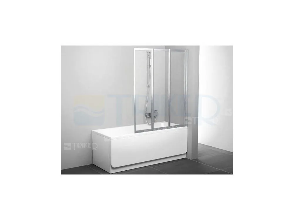 Seizoensaanbieding VS3 vanová zástěna VS3 100 (996mm) profil bílý, výplň transparent