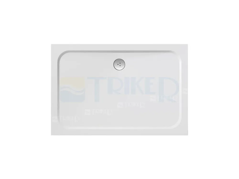Gigant Pro Chrome vanička z litého mramoru 110 x 80 x 3cm bílá Nieuw