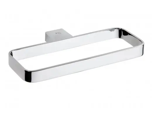 Zaoblený designový držák ručníků ve tvaru kruhu Bemeta VIA, 135004062, 220 x 110 mm, chrom Goedkoop