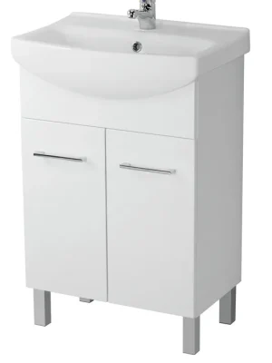 Skříňka Cersanit OLIVIA pod umyvadlo CERSANIA NEW 55 cm, bílá, S543-003-DSM Beperkte Voorraad