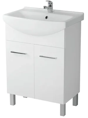 Voordeelprijs Skříňka Cersanit OLIVIA pod umyvadlo CERSANIA NEW 60 cm, bílá, S543-004-DSM