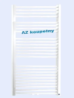 Žebříkové topení do koupelny Neriet Primo-N / MM, středové připojení, 750 x 1424 mm, bílé Veilige Betaling