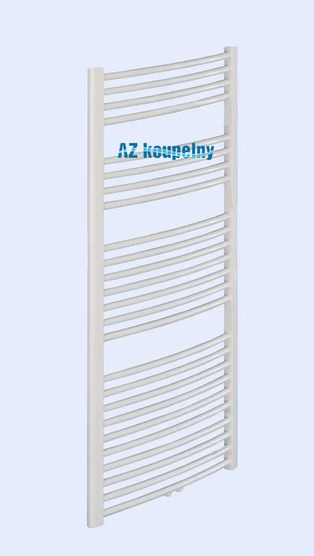 Topný žebřík do koupelny Neriet Primo Rondo-N/MM, středové připojení, 600 x 1424 mm, bílý Korting