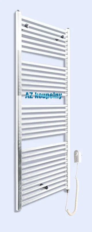 Beperkt Aanbod Elektrický topný žebřík Neriet Primo-N, NP-03-750.1732-44-01-E-RE, 750 x 1732 mm, bílý