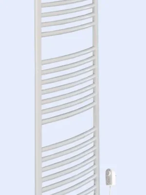 Elektrický žebřík Neriet Primo Rondo-N, NR-03-500.1424-44-01-E-RE, 500 x 1424 mm, bílý Weekendaanbieding