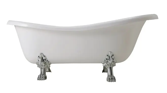 Retro vana volně stojící Hopa VICTORIAN STYLE, nohy zlato / bronz, 170 × 80 cm, KEAZV122C Bestseller