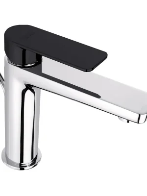 Op = Op Umyvadlová vodovodní baterie designová Bianchi FREEDOM 2002CRM/L04, chrom / černá