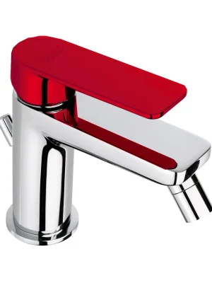 Beste Prijs Vodovodní baterie designová bidetová Bianchi FREEDOM 2003CRM/L05, chrom / červená.