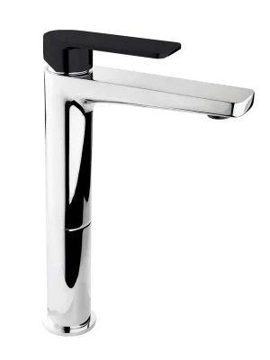 Koop Vandaag Umyvadlová vysoká vodovodní baterie designová Bianchi FREEDOM 2013CRM/L04, chrom / černá