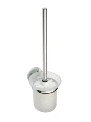 Seizoensaanbieding Nástěnná WC štětka se skleněnou miskou Bemeta ALFA, 102413012, chrom / mléčné sklo