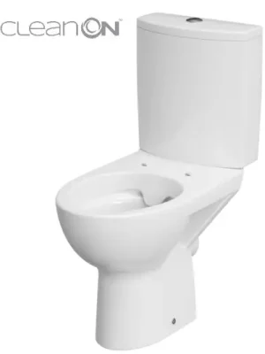 Nejnovější Verze WC kombi Cersanit Parva bez sedátka K27-062 – úsporné splachování Clean On a moderní design pro Vás