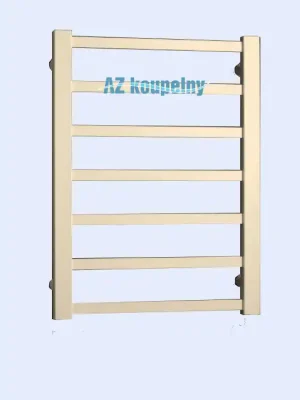 Hranatý koupelnový žebřík PMH GALEON G1BE - Strukturální béžová, 500 x 792 mm Direct Beschikbaar