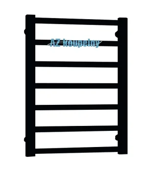 Koupelnový hranatý žebřík P.M.H. GALEON G2B - Černá lak, 600 x 792 mm Betrouwbaar