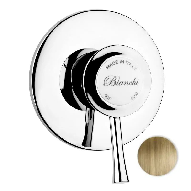Must-Have Retro vodovodní baterie podomítková bez přepínače Bianchi BURLESQUE 2007VOT, stará mosaz
