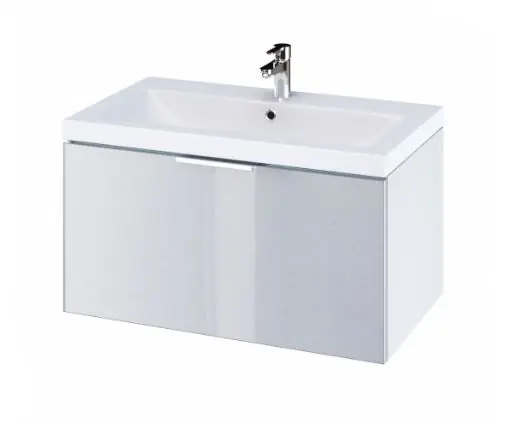 Skříňka Cersanit STILLO pod umyvadlo COMO / ZURO / AMAO 80 cm, bílá / šedá, S575-004 Gecertificeerd