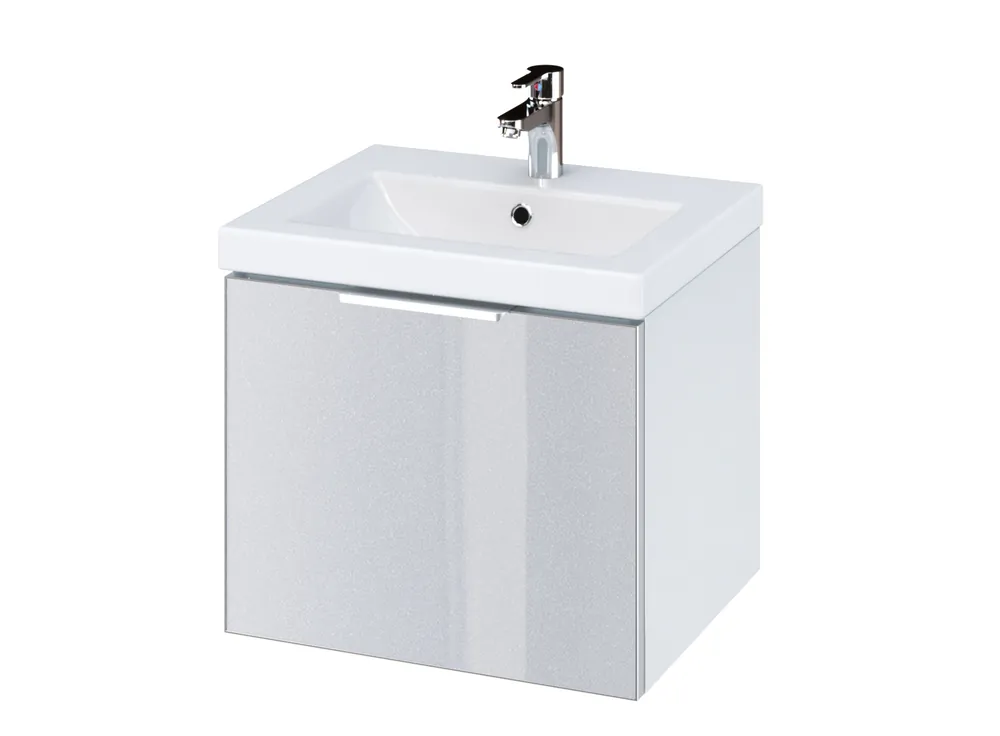 Skříňka Cersanit STILLO pod umyvadlo COMO / COLOUR 50 cm, bílá / šedá, S575-002 Shop Nu