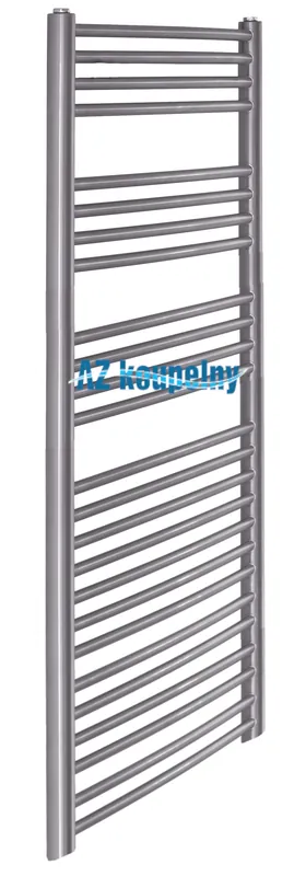 Značkový Topný žebřík do koupelny Neriet Lyra-N, NL-02-600.1680-60-77, 600 x 1680 mm, nerez brus