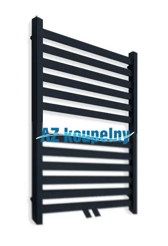 Direct Verzonden Hranatý topný žebřík Neriet Capri / MM -středové připojení, 600 x 708 mm, RAL7016 antracit