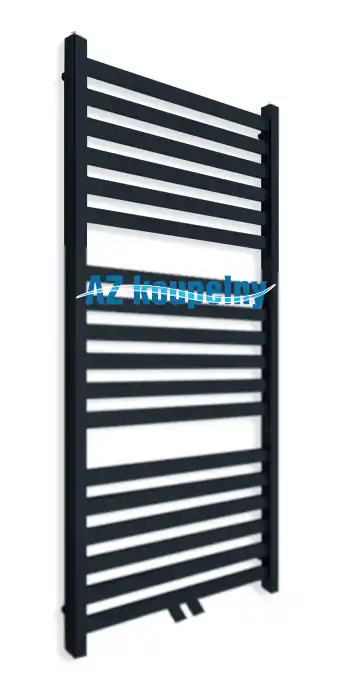 Hranatý topný žebřík Neriet Capri/MM- středové připojení, RAL7016, 600 x 1072 mm, antracit Aanbieding