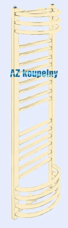 Koupelnové otopné těleso Neriet Neptun-N, NN-01-350.1280-35-K1014, 350 x 1280 mm, krémové Nu Kopen