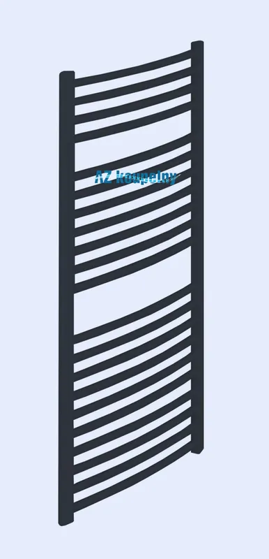Koupelnový žebřík Neriet Primo Rondo-N, NR-03-500.1160-44-K7016, 500 x 1160 mm, antracit Snelle Levering