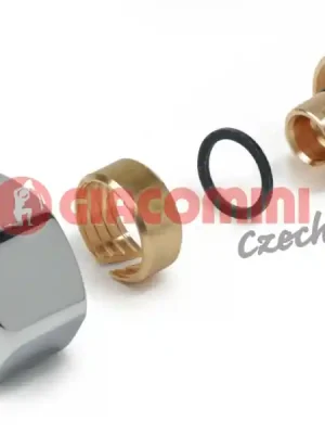 Veilige Betaling Svěrné šroubení T179M, 16x(16x2) pro trubky PEX/AL/PEX, PEX, PB, 16 x 2 mm, leštěný chrom