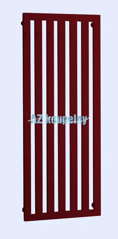 Veilige Betaling Koupelnový radiátor P.M.H. DARIUS S HÁČKY DAH9RE - Strukturální bordó, 600 x 1800 mm