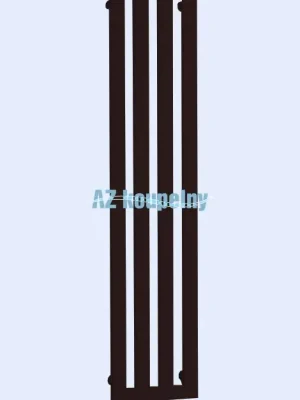 Koupelnový radiátor P.M.H. DARIUS S HÁČKY DAH5BR - Strukturální hnědá, 326 x 1500 mm Levný