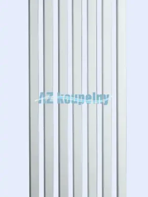 Koupelnový radiátor P.M.H. DARIUS S HÁČKY DAH7WE - Strukturální bílá, 600 x 1200 mm Dokud Zásoby Vydrží