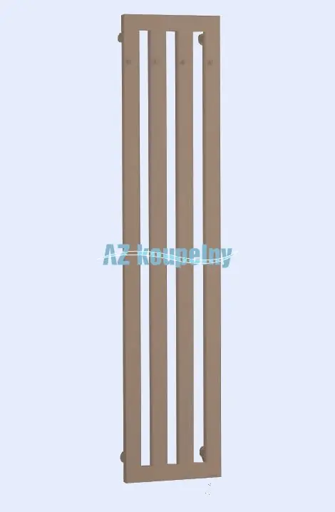 Rychlé Dodání Koupelnový radiátor P.M.H. DARIUS S HÁČKY DAH5GB - Šedobéžová, 326 x 1500 mm