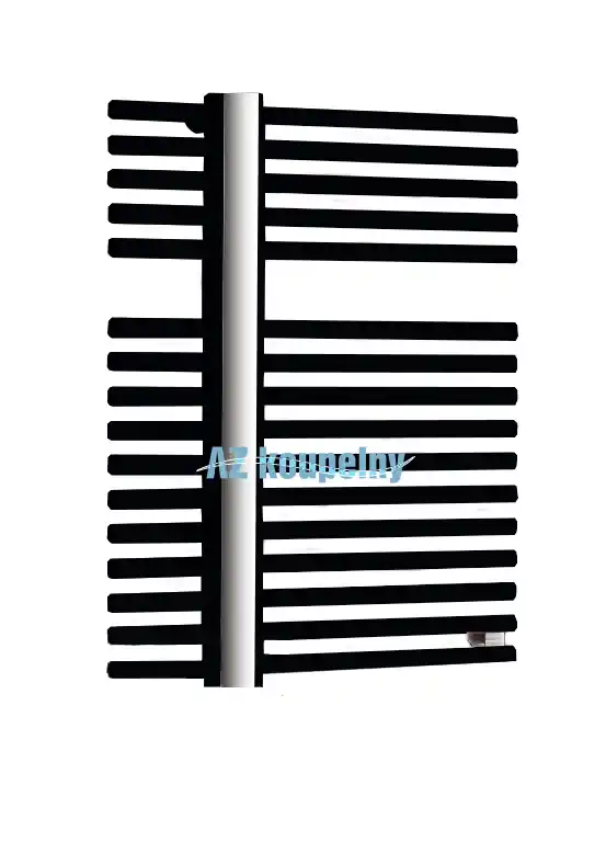 Koupelnový radiátor P.M.H. KRONOS KR1BL - Strukturální barva, 600 x 800 mm, černá Bestseller