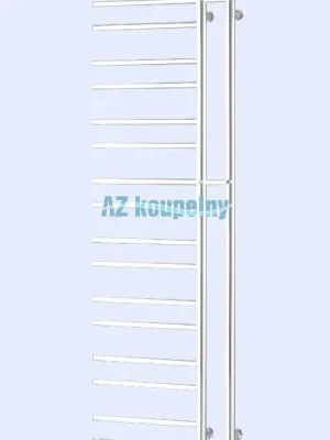 Koupelnový radiátor P.M.H. THEIA T2WE Levá - Strukturální barva, 500 x 1540 mm, bílá Levný