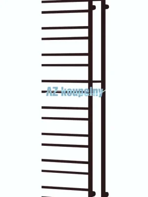 Koupelnový radiátor P.M.H. THEIA T2BR Levá - Strukturální barva, 500 x 1540 mm, hnědá Nejprodávanější