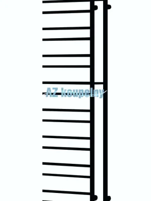 Koupelnový radiátor P.M.H. THEIA T2BL Levá - Strukturální barva, 500 x 1540 mm, černá Přímo Od Výrobce