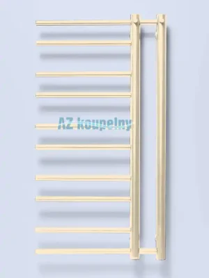 Koupelnový radiátor P.M.H. THEIA T1BE Levá - Strukturální barva, 500 x 940 mm, béžová Omezená Nabídka
