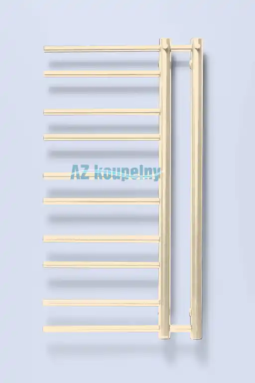 Koupelnový radiátor P.M.H. THEIA T1BE Levá - Strukturální barva, 500 x 940 mm, béžová Beperkt Aanbod