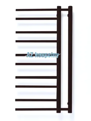 Koupelnový radiátor P.M.H. THEIA T1BR Levá - Strukturální barva, 500 x 940 mm, hnědá Oblíbený