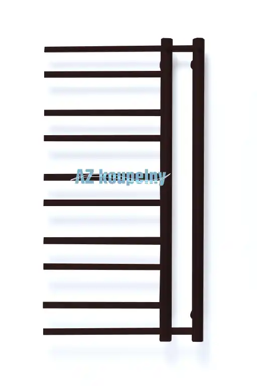 Koupelnový radiátor P.M.H. THEIA T1BR Levá - Strukturální barva, 500 x 940 mm, hnědá Oblíbený