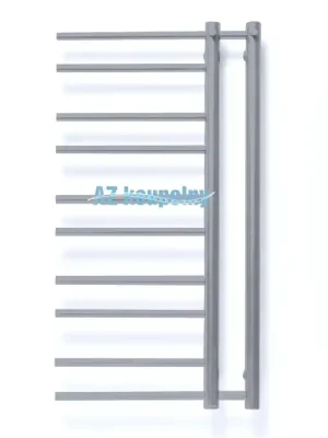 Koupelnový radiátor P.M.H. THEIA T1MES Levá - Strukturální barva, 500 x 940 mm, stříbrná Přímo Od Výrobce